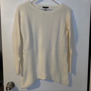 Eileen Fisher Bateau Neck Merino Wool Sweater